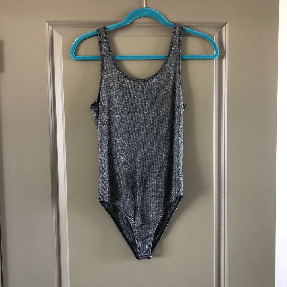 Zara shimmer bodysuit